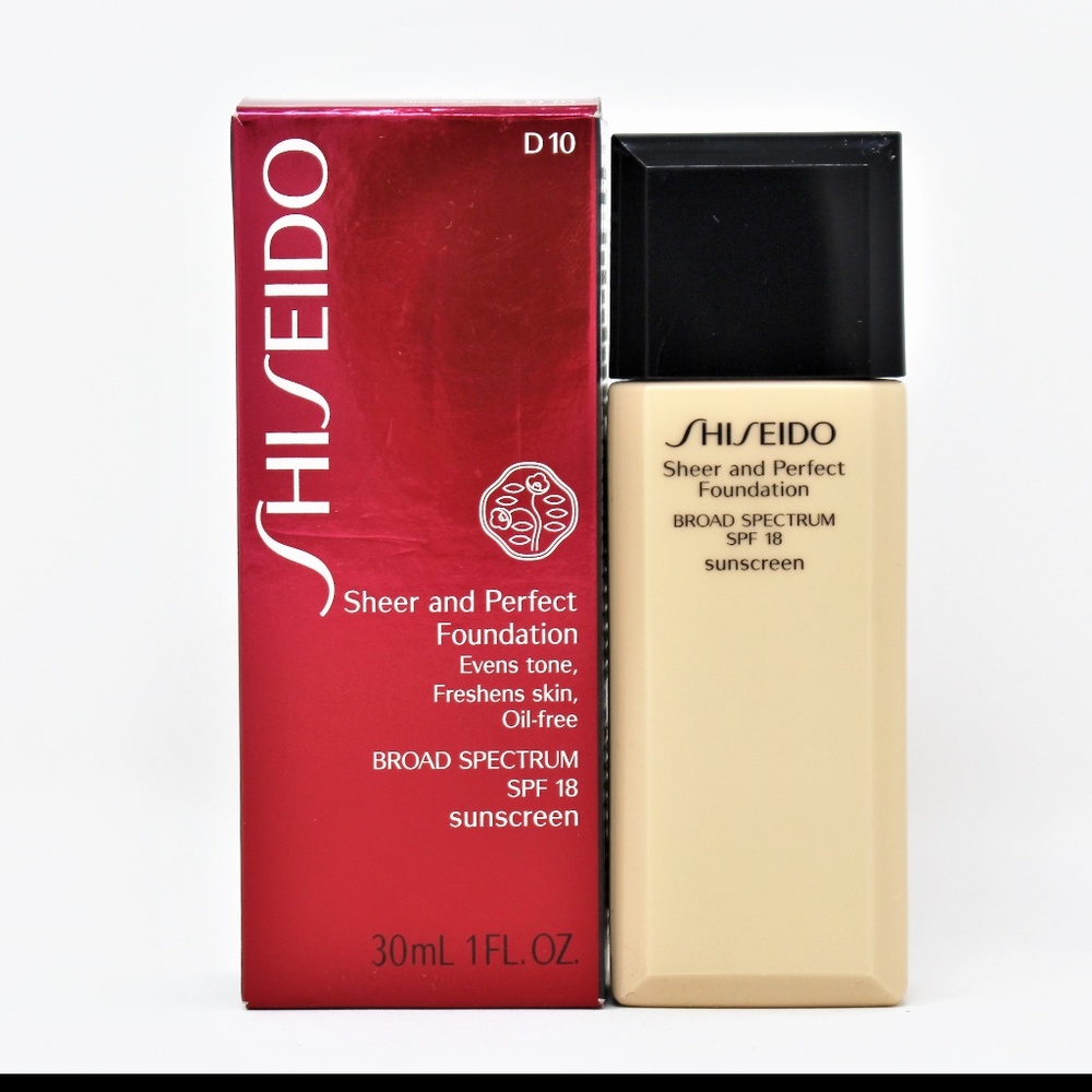 Shiseido Sheer and Perfect Foundation Spf 18 D10